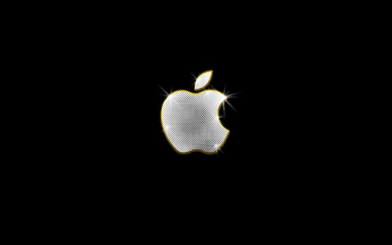 Bling Bling Apple Logo