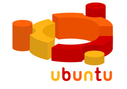 ubuntu tall logo &amp; text