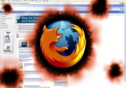 Firefox  burning up the internet