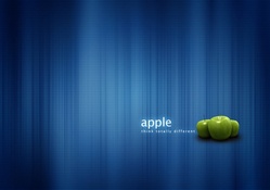 Green Blue Apple