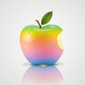 Multi Colored Apple