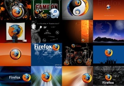 Firefox wallpaper Collage