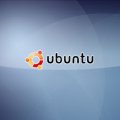 Blue Ubuntu Logo Wallpaper