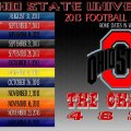 2013 FOOTBALL SCHEDULE FOR THE OHIO STATE BUCKEYES