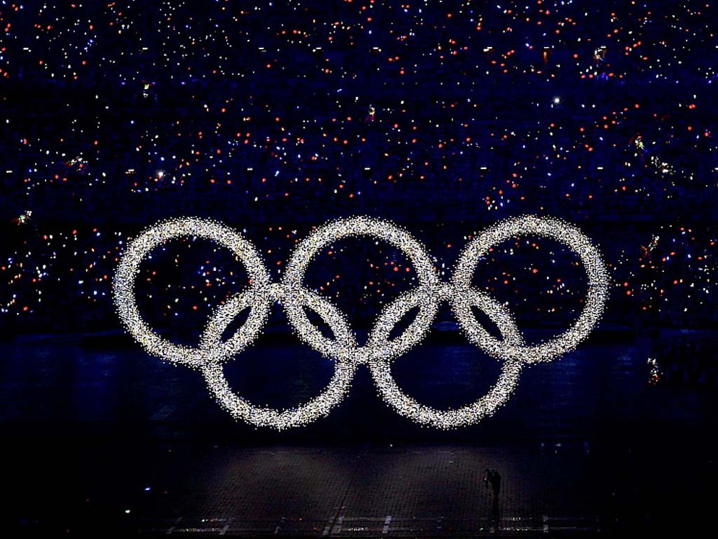 Sparkle Olympic Rings
