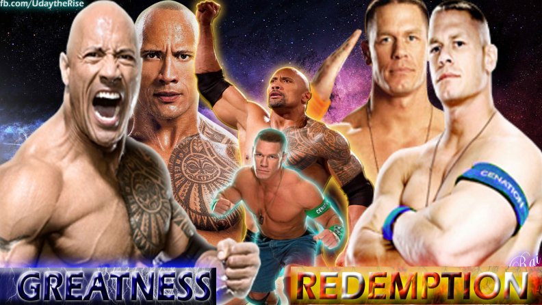 The Rock VS John Cena