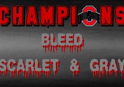 CHAMPIONS BLEED SCARLET AND GRAY