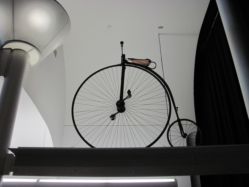 Bicycle Penny farthing in the Museum