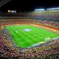 camp nou soccer stadium in barcelona