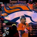 Denver Broncos 2014 Schedule