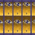 Baltimore Ravens Gold Logos v4