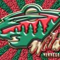 Minnesota Wild logo, plastic effect