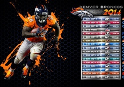 2014 Denver Broncos schedule