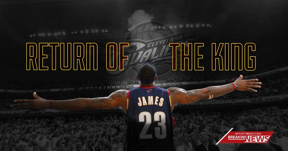 King James Goes Home