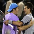 Tommy Haas and Novak Djokovic