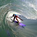 Surfing Through a Wave
