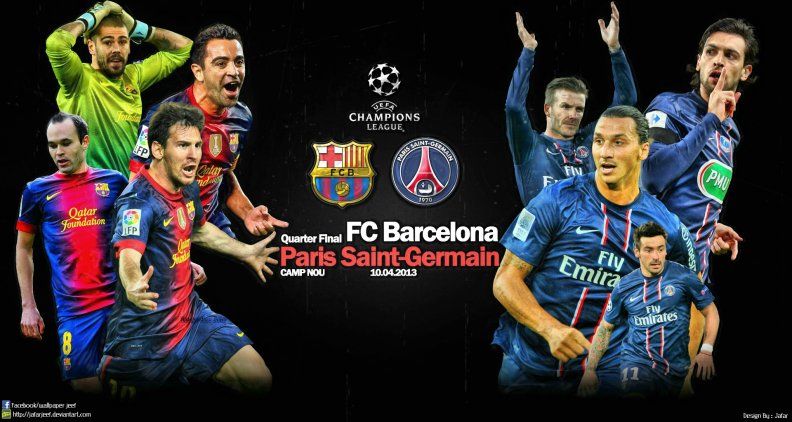 CHAMPIONS LEAGUE FC Barcelona _ Paris St Germain
