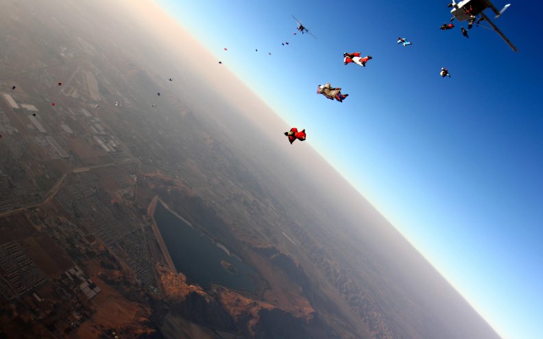 Amazing Skydiving View