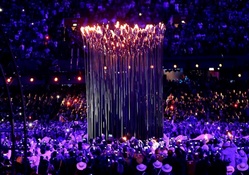 2012 London Olympics Olympic Cauldron