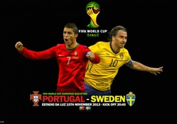 FIFA World Cup European playoffs Portugal vs Sweden