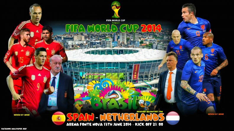 SPAIN _ NETHERLANDS WORLD CUP 2014