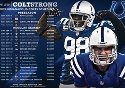 Indianapolis Colts 2013 schedule