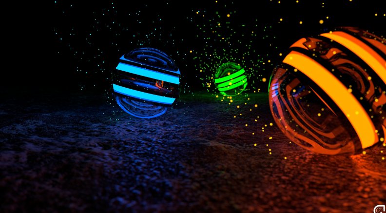 Spheres of Particles - 4K