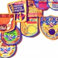 vintage bowling badges