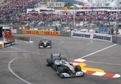 Rosberg and Schumacher