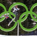 Green Olympic Rings