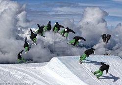 Snowboarding Sequence