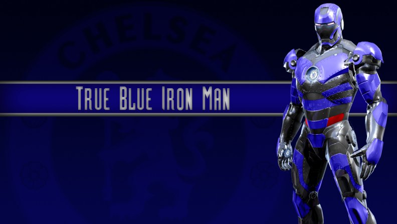 True Blue Iron Man