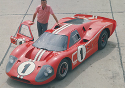 Ford GT40 Mark IV With Carroll Shelby