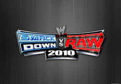 SMACKDOWN VS RAW 2010 METAL LOGO