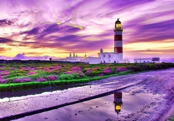 Lighthouse at Coastline