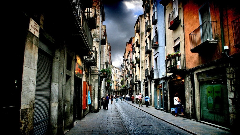 Street in Genoa, Italy