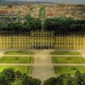 majestic schonbrunn palace in vienna hdr