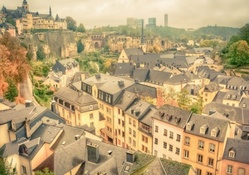 hazy day in old luxembourg