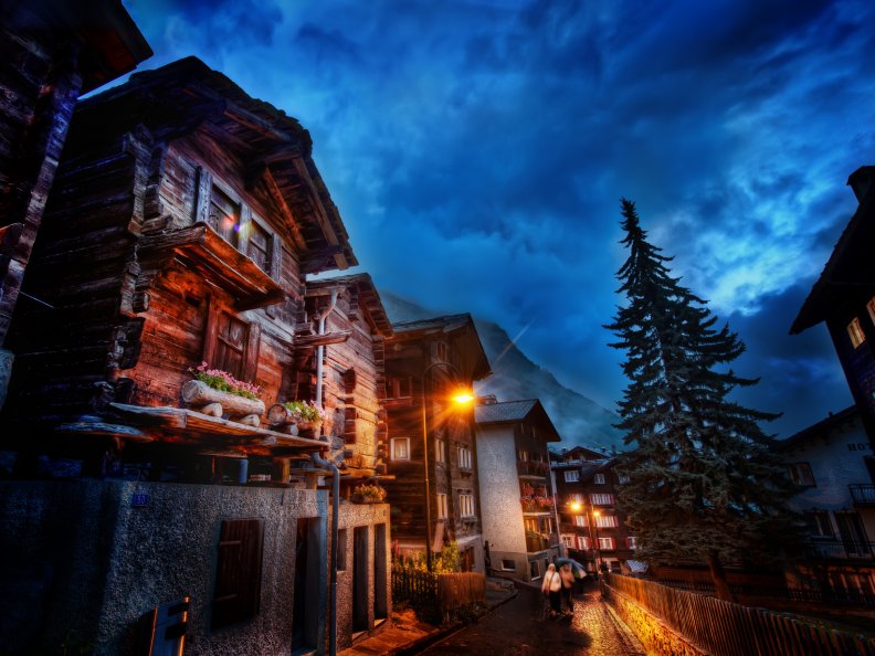 The Streets of Zermatt, Switzerland