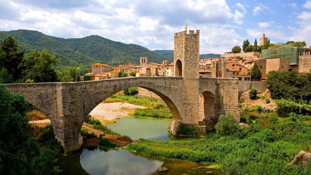 Beautiful old Bridge in Spain