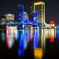 Nightscape of Jacksonville, Florda