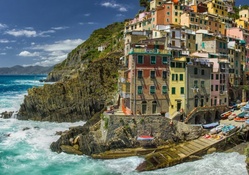 amazing seaside town in italy