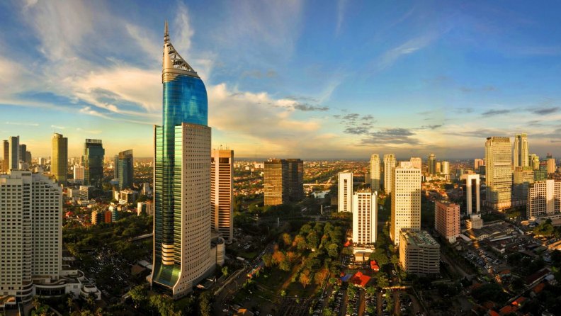 cityscape of jakarta indonesia