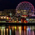 Nightscape of Science World, Vancouver,BC