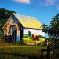 wonderful painted barn