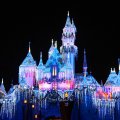 Disneyland Castle at Christmas Time