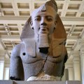 Colossal Bust of Ramesses II in the British Museum