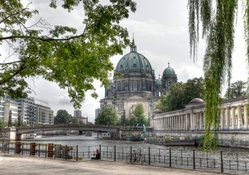beautiful berlin cathedral hdr