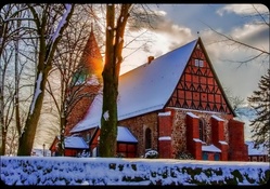 Winter church