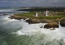 rugged coast lighthouse